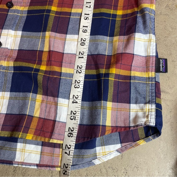 Patagonia Men's Multi Color Plaid Flannel Long Sleeve Buckshot Shirt Sz M - Picture 6 of 8